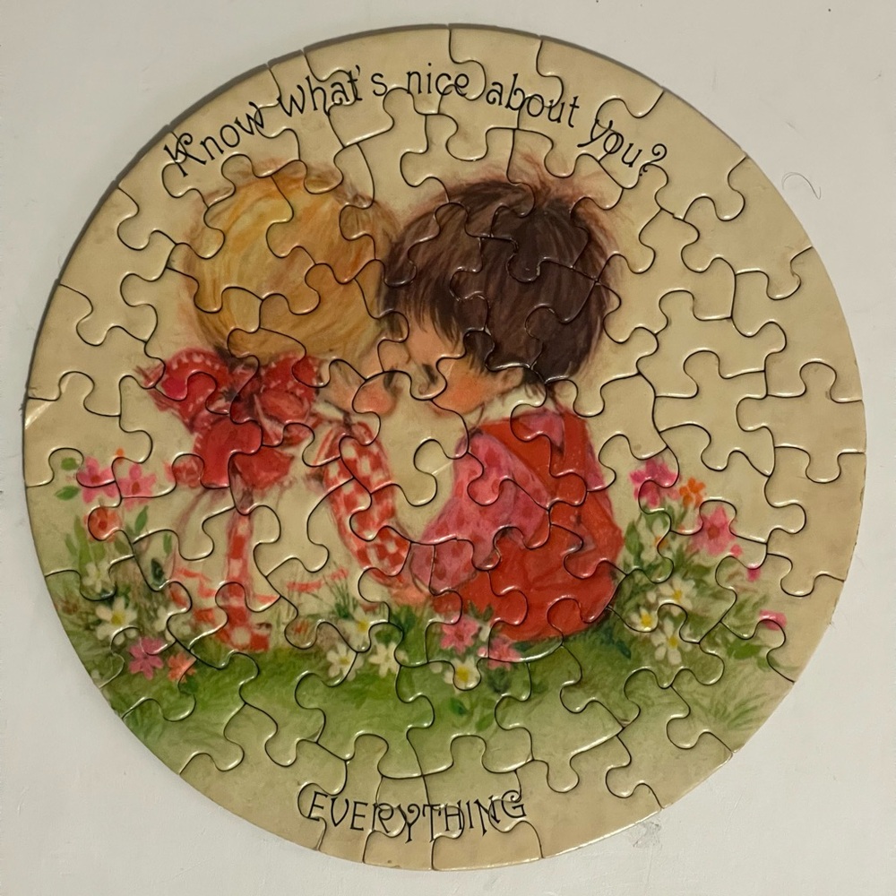 Springbok Flirtations Round Vintage Puzzle Wall Art - Childrens Illustration